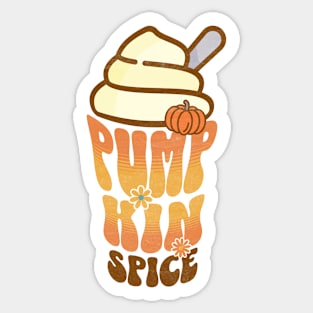 Groovy Pumpkin Spice Sticker